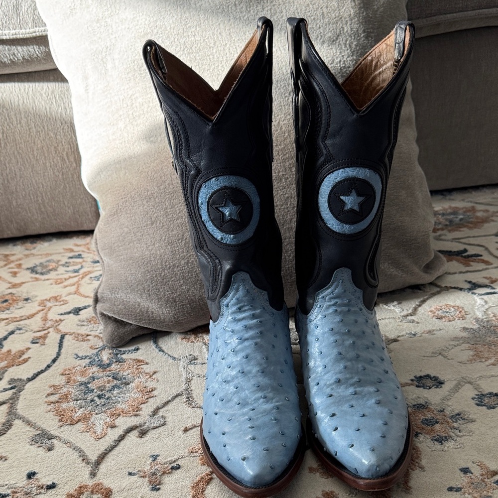 Texas Country Genuine Ostrich Boots
